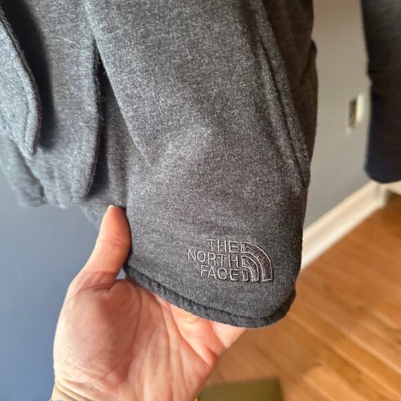 The North Face Tadasana Belted Wrap Cardigan Size SMALL Grey - Picture 2 of 12